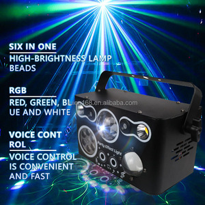 DMX512 ses kontrollü disko projektör RGB lazer ışık Led barlar gece kulüpleri müzik festivalleri için büyük desen ışık - Product Image 6
