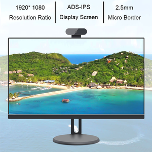 YCTipc 23.8 pollici LED LCD di alta qualità Built-In batteria Desktop CPU Computer Gaming Webcam Business tutto in un I5-10870H PC - Product Image 3