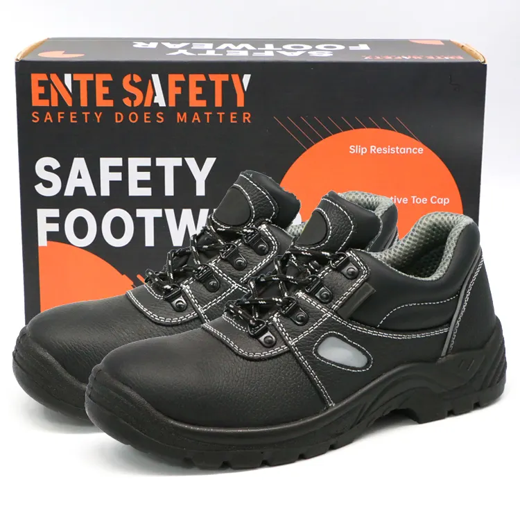 Botas de construcción ENTE SAFETY para hombre, zapatos de seguridad tácticos a prueba de agua con punta de acero para gatos