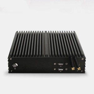 电脑英特尔第四/第六/第十二/第十三代16G DDR3L 4 5 COM 2 LAN Win10 Linux WiFi 5双LAN双COM无风扇迷你电脑工业电脑