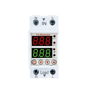 SMART Adjustable Digital Over Current Voltage Protector Electronic Circuit Breaker Din Rail Protector - Product Image 1