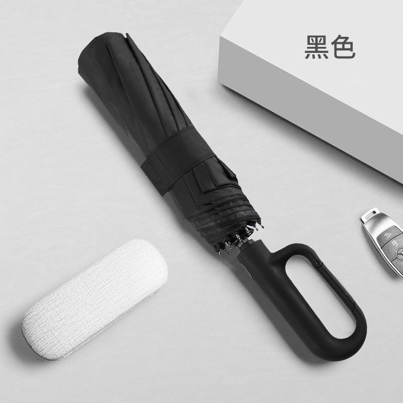 Parapluie de boucle d'anneau -- noir