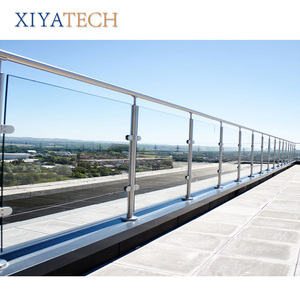 XIYATECH, современный дизайн, бескаркасные балюстрады, поручни, балконы, алюминиевые лестничные перила, напольные полы для виллы, 15-30 дней - Product Image 6