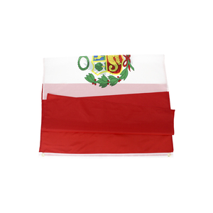 Gemi hazır % 100% Polyester 3x5ft stok baskılı PE perulu Peru bayrağı - Product Image 2