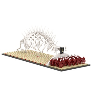 MOC1240 1360pcs Attack on Titan <strong>the</strong> Runbling Mini Toys Building Bricks Building Kits Compatible with Leguoguo - Product Image 1