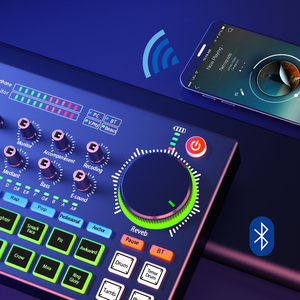 Yarmeeプロマイクusbオーディオインターフェースオーディオサウンドカードとスタジオコンデンサーマイクストリーミングミキサー - Product Image 5