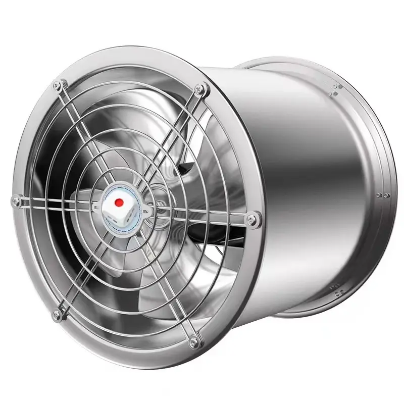 Ventilador de circulación de aire Ventilador de flujo axial de acero inoxidable Sistema de circulación de aire de invernadero ventiladores de escape