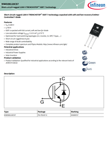 Inf comfet gemfet mosigt 1200V 50A 247 cách điện cổng lưỡng cực <span class=keywords><strong>Transistor</strong></span> 1200V 50A hàn rời rạc IGBT mô-đun - Product Image 2
