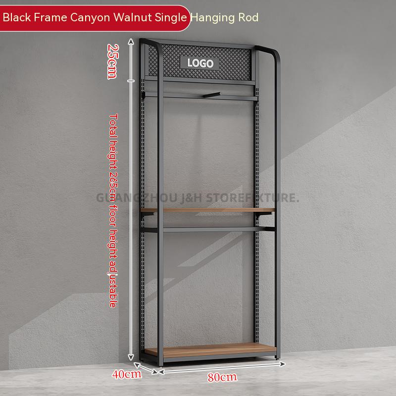 Nero opaco + legno scuro L80 * W40 * H265CM