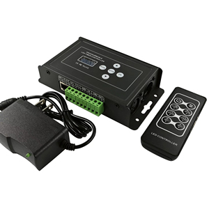 BC-100 fuerte DIY y combinación de función de reloj de tiempo real sistema programable DMX512 con controlador remoto RF y pantalla LCD - Product Image 1