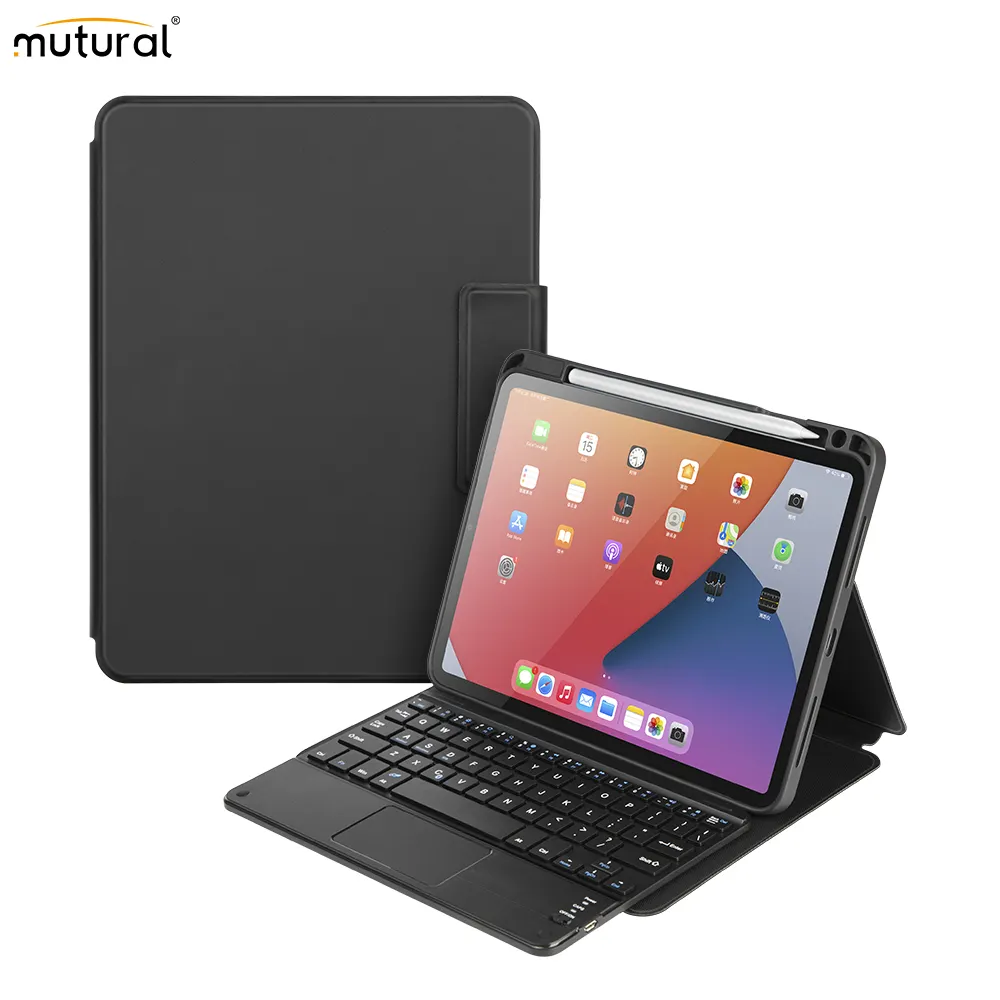 Tablet מקלדת Folio מגע iPad מקלדת מקרה עם Trackpad וחכם מחבר עבור iPad פרו 11 אינץ 2021 2020 2022