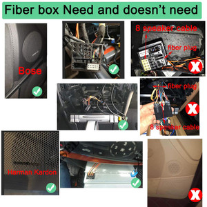 车载立体声收音机光纤解码器大多数盒用于奔驰ML/R系列和保时捷卡宴系列