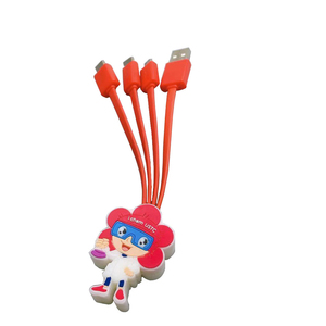 圣诞礼物USB C电缆定制聚氯乙烯手机Usb电缆任何形状定制USB电缆多端口微型C型8针 - Product Image 6