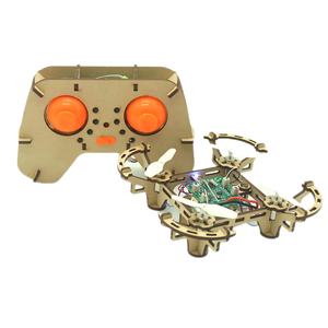 <strong>DIY</strong> Drone Kit HS109 Educational <strong>Toys</strong> for Kids Student Education RC Drone <strong>Self</strong> <strong>Assembly</strong> Kit Flash Light Remote Control Quadcopter - Product Image 2