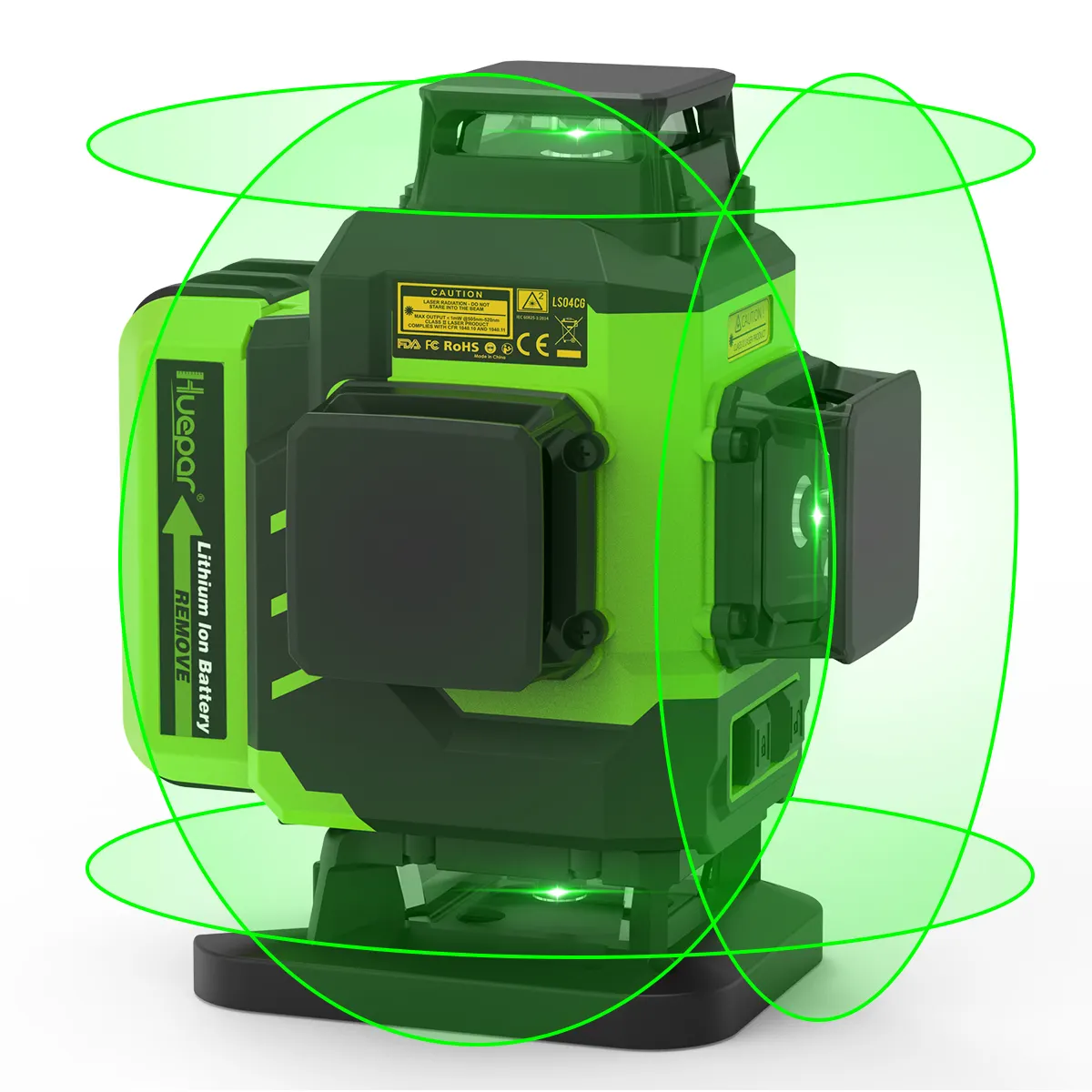 Professionale Huepar L04CG 4D Green Beam livello Laser automatico Cross Line livello Laser autolivellante