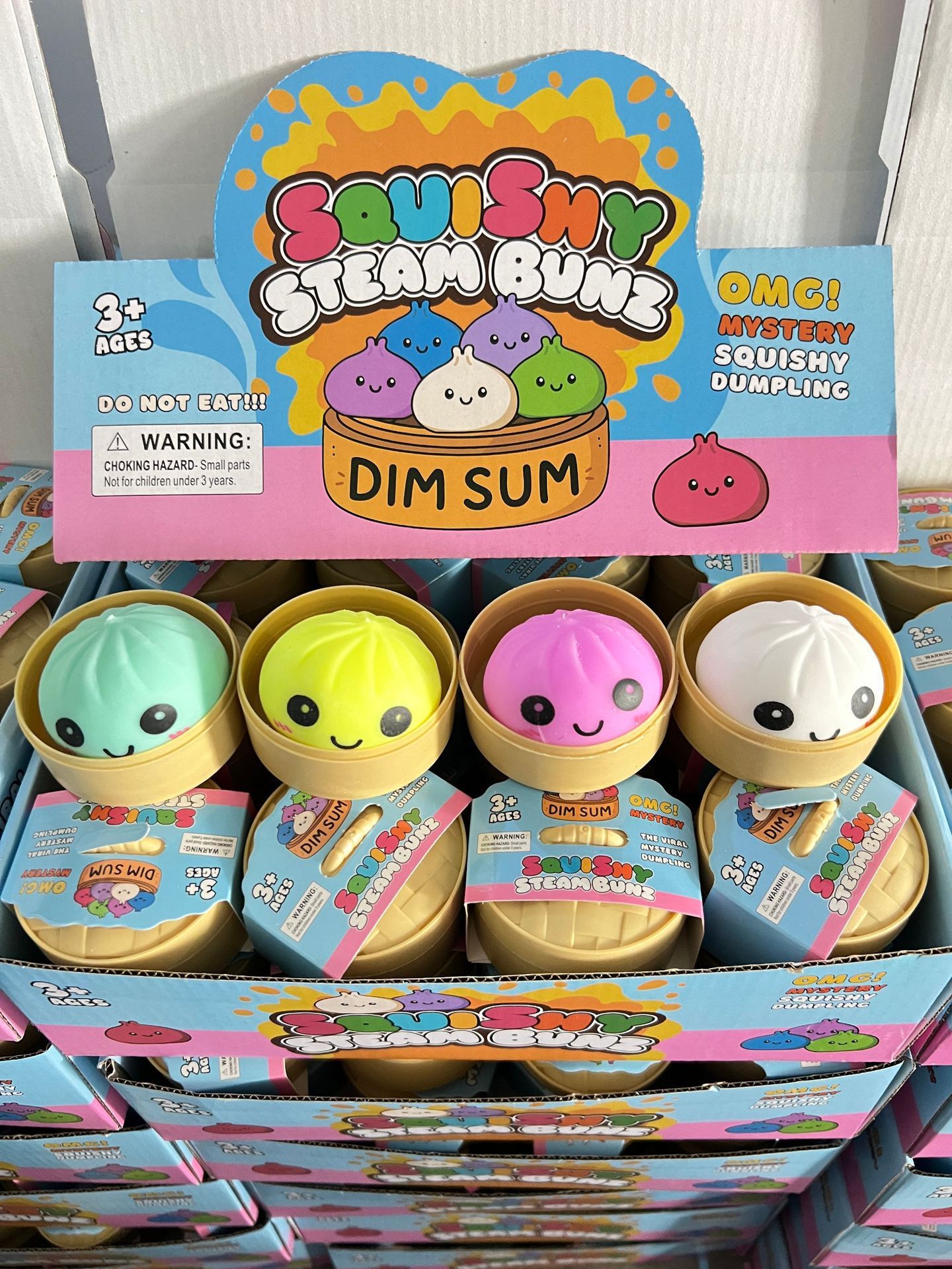 5.5 cm smiling-face flour-steamer basket-random color-1 piece