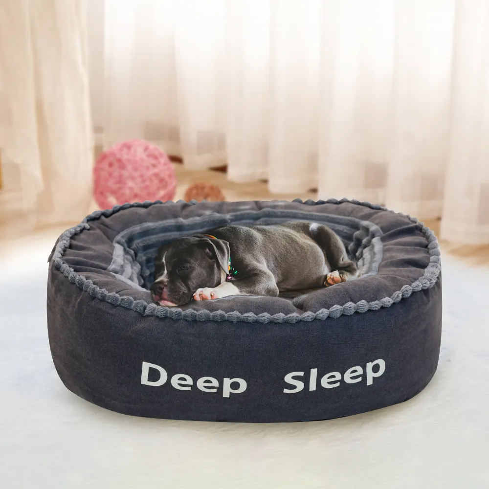 2024 sıcak satış pet ayarlanabilir pet çekyat yıkama özel sevimli lüks yumuşak küçük pet yatak köpek için