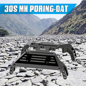 Capra 1.9 UTB için KYX CNC alüminyum şasi ve şanzıman tabanı-Metal RC yükseltme parçaları, eksenel SCX10 için Off-Road paletli çerçeve - Product Image 6