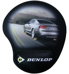 Full 4c Digital Customพิมพ์ซิลิโคนFilled Wrist Rest Mouse Padออกแบบใหม่สบายมากผ้าโพลีเอสเตอร์ - Product Image 1