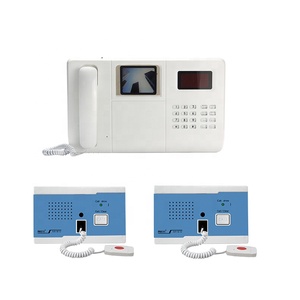 Sistema de intercomunicador para cama de Hospital, 2 vías, botón de llamada de emergencia