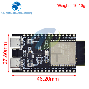 ESP32 / ESP32-C6 WiFi + Bluetooth Internet Of Things Dual Type-C scheda di sviluppo Core Board ESP32-C6-DevKit C N8R2 per Arduino