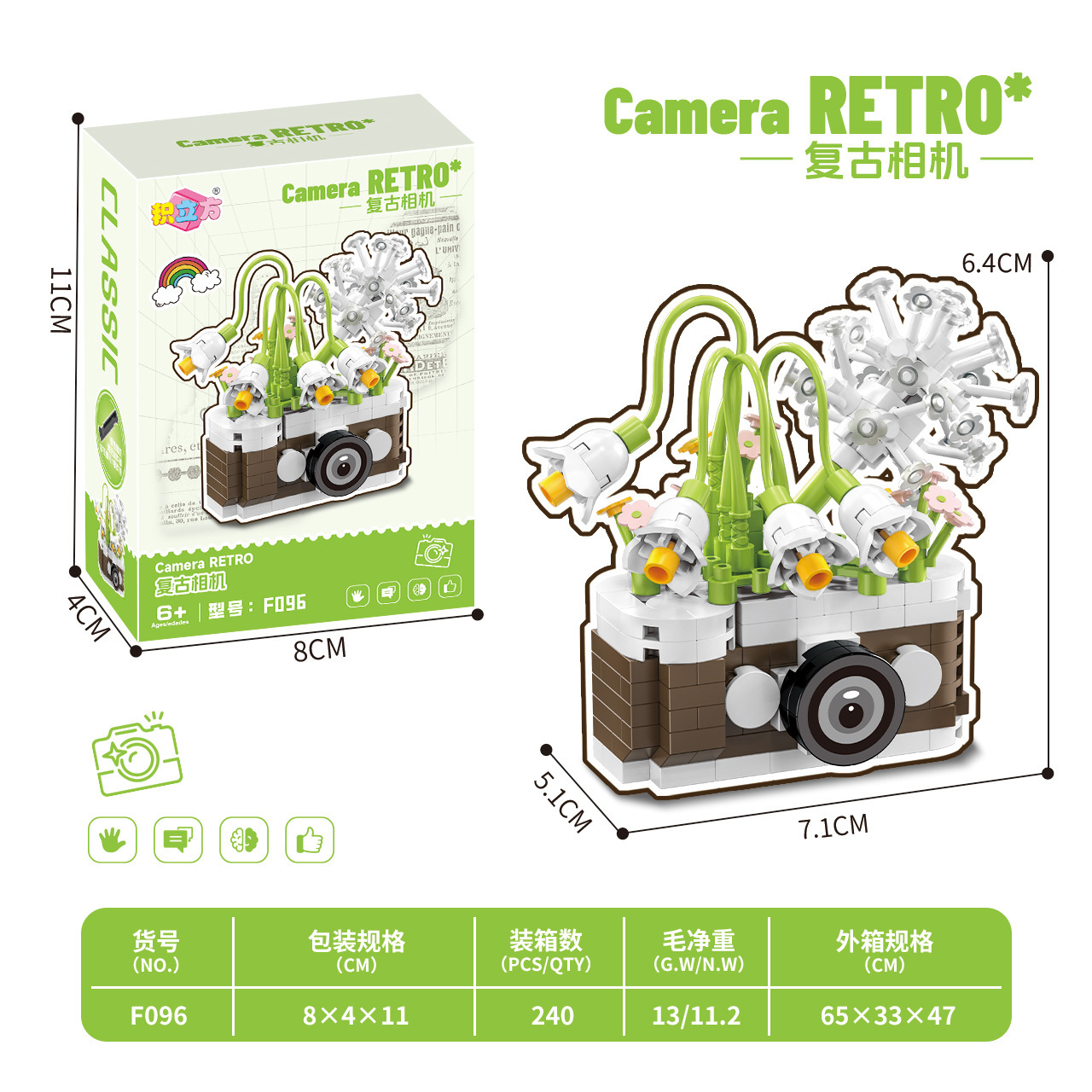 Cámara de lirio de los valles en caja.