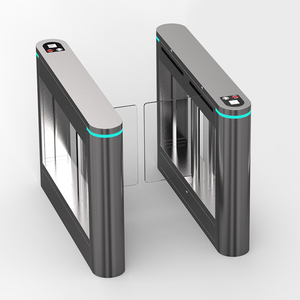 Riconoscimento facciale lettore di schede di controllo accessi sistemi di tornelli tornelli automatici a barriera oscillante per l'ingresso dell'edificio - Product Image 2