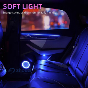 工場直送LED音楽同期ストリップ新しい色を変えるアンビエントライト装飾98% カーモデル自動車インテリア照明用 - Product Image 3