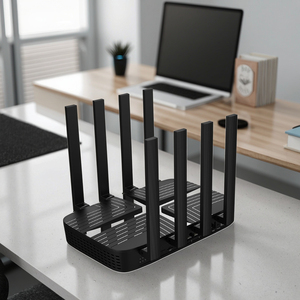 Be19000 5G Tri Band Wifi 7 <span class=keywords><strong>Router</strong></span> Với Khe Cắm Sim Kép 19000Mbps Tốc Độ 2.5G Wan Cổng OpenWrt CPE Cho Công Nghiệp Và Doanh Nghiệp Sử Dụng - Product Image 2