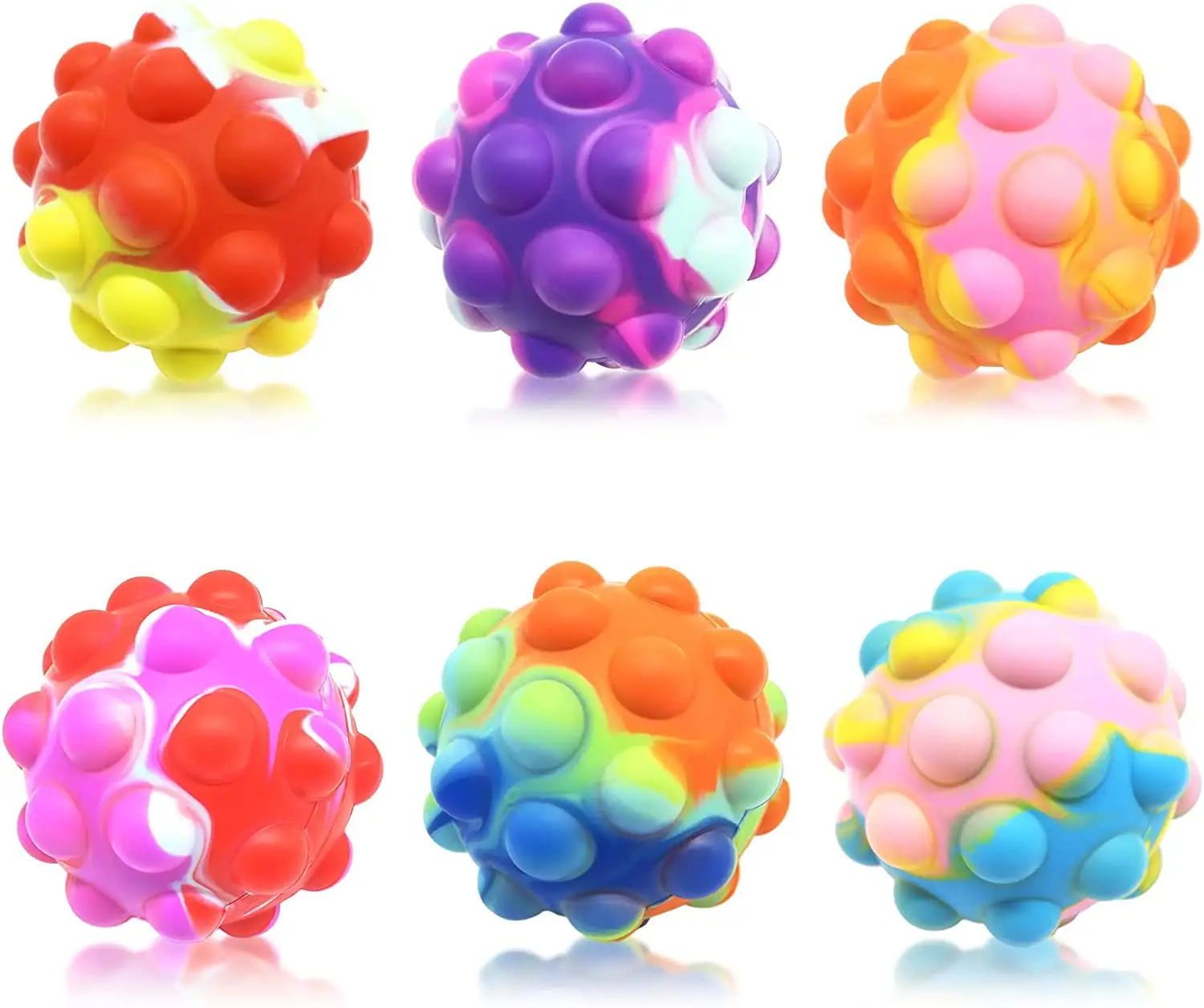 Jouets Pop Ball Fidget en silicone pour enfants