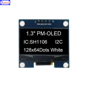 1.30 "12864 128x64 OLED COG COB display module bule bianco giallo pannello schermo a colori SH1106 4pin interfaccia I2C - Product Image 3