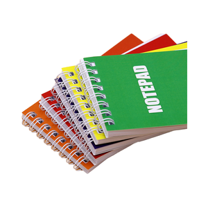 A7 Carry mini cuaderno pequeño de bolsillo Libro portátil de bobina de notas simple y práctico libro de palabras diario encuadernado en espiral sostenible - Product Image 4