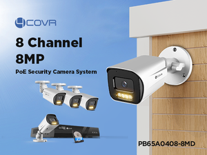 8Ch 4x8MP Spotlight Color Visión nocturna IP PoE AI Detección DE PERSONAS OEM Vigilancia CCTV 4K Sistema de cámara de seguridad 8 canales