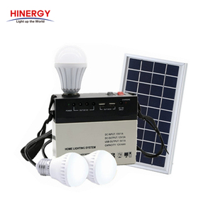 Mini sistema de iluminación de energía Solar portátil para exteriores con controlador PWM de Panel de silicio monocristalino de carga de CA para uso doméstico - Product Image 2