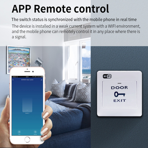 SIXWGH DC 12V Tuya sistema di controllo accessi wi-fi pulsante di uscita remota interruttore elettronico compatibile Google Home Alexa - Product Image 6