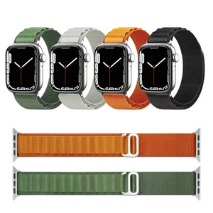 Yüksek kaliteli alp dokuma döngü için Apple 8 için Apple saat bandı serisi 8 naylon örgü kayış Ultra SE 41/45/50 - Product Image 1