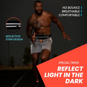 Reflective <strong>Running</strong> Race Bib Belt With Elastic Webbing, <strong>Running</strong> Belts for Women and Men for Marathon, Triathlon - Product Image 6