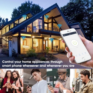 WiFi Smart EU/UK/US/AU/JP Presa A Muro di Casa Intelligente Automazione 2 Gang Interruttore A Distanza spina universale Funzione Timer - Product Image 5