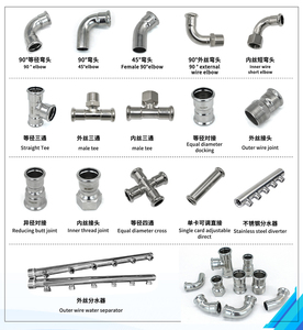 Báo Chí M hồ sơ 304 316 thép không gỉ Báo Chí phù hợp ống khí nén và phụ kiện giảm TEE hệ thống ống nước phù hợp - Product Image 3