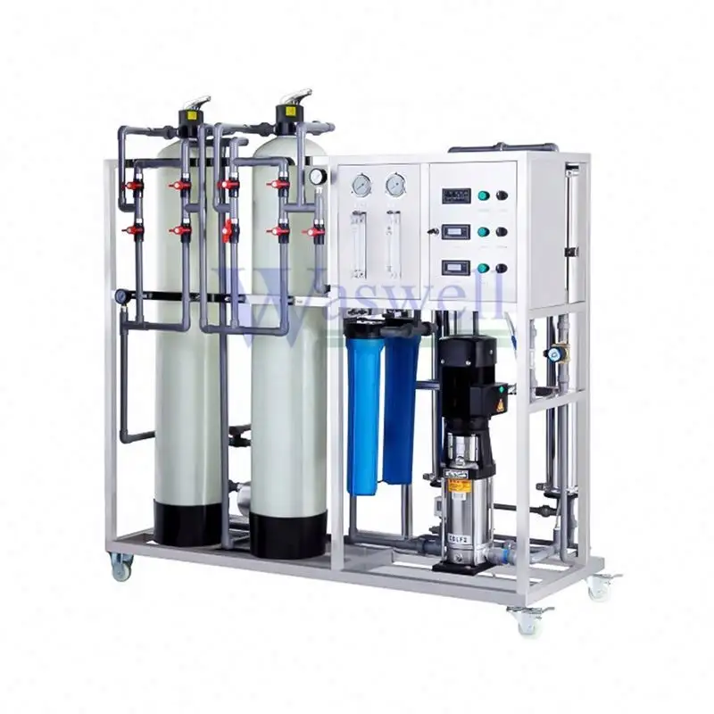 آلة تصفية المياه بالتموّج العكسي للزجاجات بسعة 300 لتر في الساعة