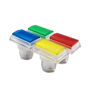 51*34mm Plastic <strong>Push</strong> <strong>Button</strong> <strong>Rectangular</strong> Illuminated <strong>Push</strong> <strong>Buttons</strong> Switching 12V <strong>LED</strong> <strong>Button</strong> Switching - Product Image 3