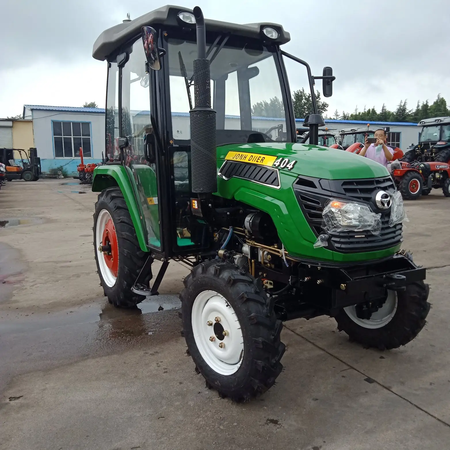 Mejor venta 40hp 4wd Tractor agrícola Tractores agrícolas con cabina de aire acondicionado