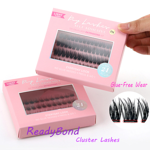 SP EYELASH Press On Lashes C D Curl Natural High Technology時間を節約接着剤不要まつげ自己粘着性まつげ - Product Image 2