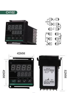 Dual <strong>Output</strong> <strong>SSR</strong> Relay <strong>Output</strong> CH102 CH402 CH702 CH902 Digital <strong>PID</strong> Intelligent <strong>Temperature</strong> <strong>Controller</strong> Universal Input Thermostat