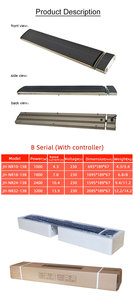 大型放射ヒーターリモコン商用電気赤外線ヒーター吊り下げ放射ヒーター - Product Image 6