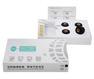 Xe kỹ thuật số điện thoại di động báo động Android IOS 4 nội bộ cảm biến bên ngoài áp suất lốp màn hình hệ thống - Product Image 2