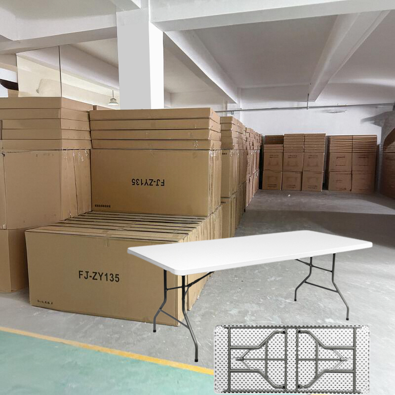 6ft white table