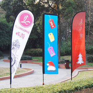 Quảng Cáo Tùy Chỉnh Bay Biểu Ngữ Bali Bow Sail Teardrop Cờ, Lông Cờ Biểu Ngữ, Bãi Biển Cờ - Product Image 2