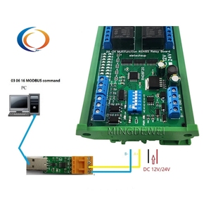 R4D6F20 20 Switch <strong>output</strong> /2 PNP Switch <strong>input</strong>/1 4-20MA Current IN/1 0-10V Voltage Analog <strong>Input</strong> RS485 <strong>Modbus</strong> RTU PLC IO Module