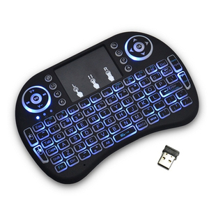 Hotselling 3 colori retroilluminato aria Mouse 2.4G Wireless i8 MINI Touchpad tastiera telecomando per Android Smart TV Box - Product Image 5